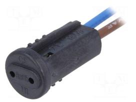 Lampholder: lamp | plastic | G4 | Leads: cables | halogen bulb | 4A