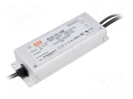 Power supply: switching | LED | 60W | 12VDC | 5A | 180÷295VAC | IP67 | 85%