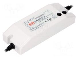 Power supply: switching | LED | 60W | 24VDC | 1.5÷2.5A | 90÷305VAC | IP64