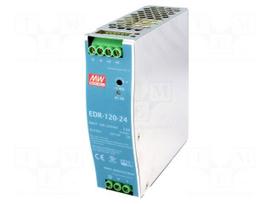 Power supply: switching | for DIN rail | 120W | 24VDC | 5A | 90÷264VAC