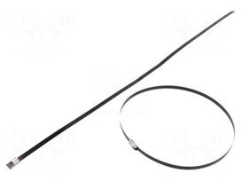 Cable tie | L: 360mm | W: 4.6mm | stainless steel AISI 304 | 450N