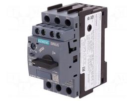 Motor breaker | 3kW | NO + NC | 220÷690VAC | for DIN rail mounting