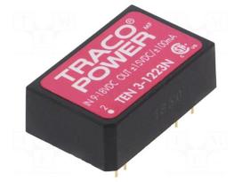 Converter: DC/DC | 3W | Uin: 9÷18VDC | Uout: 15VDC | Uout2: -15VDC | DIP24