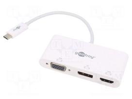 Adapter | DisplayPort 1.2,HDMI 1.4,USB 3.0 | 0.15m | white