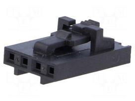 Connector: wire-wire/PCB | plug | female | PIN: 4 | SL | straight | 2.54mm