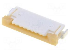 Connector: FFC/FPC | SMT | 50V | 500mA | Easy-On | PIN: 8 | Mat: polyamide