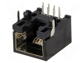 Connector: RJ45 | socket | PIN: 8 | Cat 3 | shielded,low profile | 8p8c