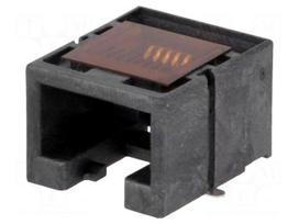 Connector: RJ45 | socket | PIN: 8 | Cat 3 | low profile | gold-plated
