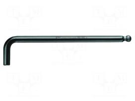 Wrench: hex key | Hex Plus,spherical | HEX 2mm | Overall len: 100mm