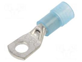 Tip: ring tube | M4 | Ø: 4.2mm | 1.5÷2.5mm2 | crimped | for cable | tinned