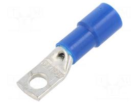 Tip: ring tube | M6 | Ø: 6.5mm | 16mm2 | crimped | for cable | insulated