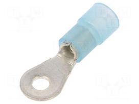 Tip: ring | M3 | Ø: 3.2mm | 1.5÷2.5mm2 | crimped | for cable | insulated