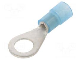 Tip: ring | M6 | Ø: 6.2mm | 1.5÷2.5mm2 | crimped | for cable | insulated