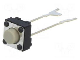 Microswitch TACT | SPST-NO | Pos: 2 | 0.05A/24VDC | THT | none | 1.47N