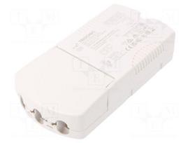 Power supply: switching | LED | 27W | 27÷54VDC | 100÷500mA | 198÷264VAC