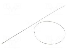 Cable tie | L: 680mm | W: 4.6mm | stainless steel AISI 304 | 890N