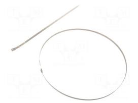 Cable tie | L: 1000mm | W: 7.9mm | stainless steel AISI 304 | 1112N