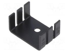 Heatsink: extruded | U | TO202,TO218,TO220 | black | L: 18.1mm | 289