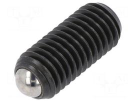 Ball latch | steel | Thread: M12 | 26mm | F1: 26N | F2: 49N | Cut: hex key