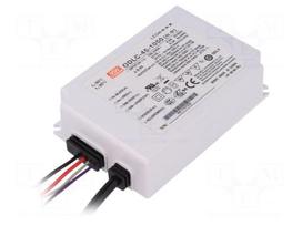 Power supply: switching | LED | 45W | 26÷43VDC | 1050mA | 90÷295VAC