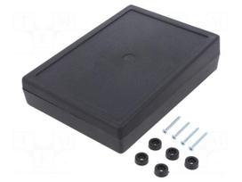 Enclosure: desktop | X: 140mm | Y: 190mm | Z: 49mm | ABS | black