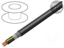 Wire | ÖLFLEX® ROBUST 215C | 7G0.5mm2 | black | 300V,500V | CPR: Fca