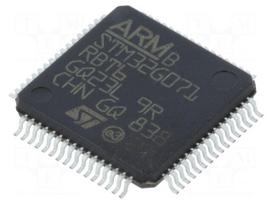 IC: STM32 ARM microcontroller | 64MHz | LQFP64 | 1.7÷3.6VDC | STM32G0