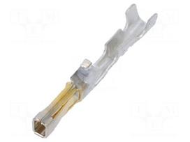 Contact | female | SL | selectively gold plated | 30AWG÷24AWG | bulk