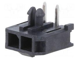 Connector: wire-board | socket | male | PIN: 2 | Micro-Fit 3.0 | 3mm | 5A