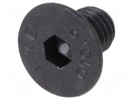 Screw | M5x8 | 0.8 | Head: countersunk | hex key | HEX 3mm | steel