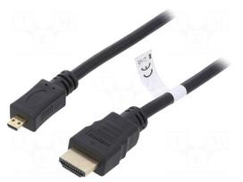 Cable | HDMI plug,micro HDMI plug | PVC | HDMI 2.0 | 4K,UHD 2160p