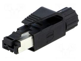 Connector: RJ45 | plug | PIN: 4 | Cat 5 | shielded | gold-plated | 8p4c