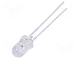 LED | red | 5mm | 40000÷48000mcd | 60° | Front: convex | 2.3÷2.8VDC
