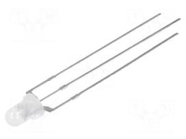 LED | red/blue | 3mm | 30° | Front: convex | 1.8÷2.6/2.9÷3.6VDC | round