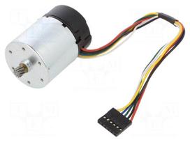 Motor: DC | 6÷12VDC | 5.5A | Shaft: D spring | 10000rpm | max.0.049Nm
