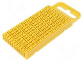 Markers | Marking: 1 | 4.3÷5.3mm | polyamide | yellow | -40÷85°C | WIC