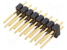 Connector: pin strips | pin header | male | PIN: 16 | THT | SL 22 | 2.54mm
