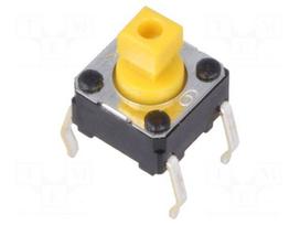 Microswitch TACT | SPST-NO | Pos: 2 | 0.05A/24VDC | THT | none | 1.47N