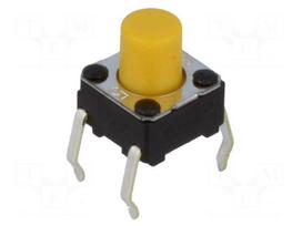 Microswitch TACT | SPST-NO | Pos: 2 | 0.05A/24VDC | THT | none | 1.47N