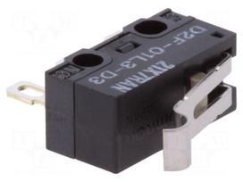Microswitch SNAP ACTION | 1A/125VAC | 0.1A/30VDC | SPDT | ON-(ON)