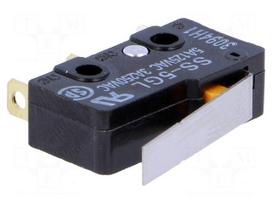 Microswitch SNAP ACTION | 5A/125VAC | with lever | SPDT | ON-(ON)