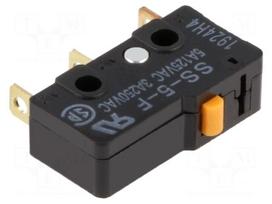 Microswitch SNAP ACTION | 5A/125VAC | without lever | SPDT | ON-(ON)