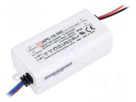 Power supply: switching | LED | 16.8W | 12÷48VDC | 350mA | 90÷264VAC