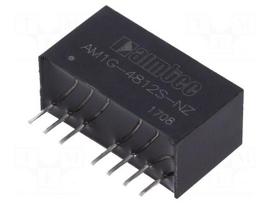 Converter: DC/DC | 1W | Uin: 36÷75VDC | Uout: 12VDC | Iout: 83mA | SIP8