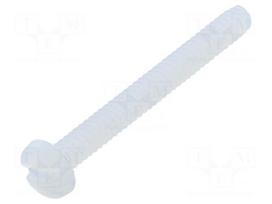 Screw | UNC 4-40 | UNC4-40x25.4 | Head: cheese head | slotted