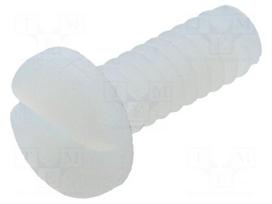 Screw | UNC 6-32 | UNC6-32x9.5 | Head: cheese head | slotted