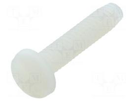 Screw | UNC 8-32 | UNC8-32x19.05 | Head: cheese head | slotted