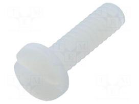 Screw | UNC 6-32 | UNC6-32x12.7 | Head: cheese head | slotted
