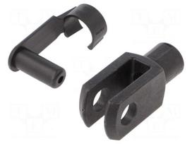 Fork joint | Øhole: 16mm | M16 | 1.5 | left hand thread,inside | G: 32mm