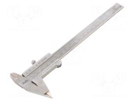 Marking caliper | L: 150mm | with analog readouts,with roller